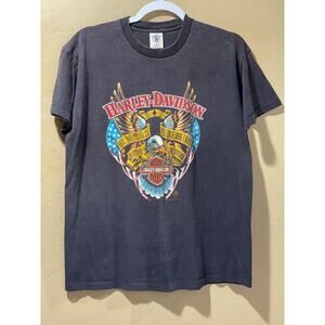 Vintage 1988 Harley Davidson “We Mutually Pledge Our Lives” Tee Size Large